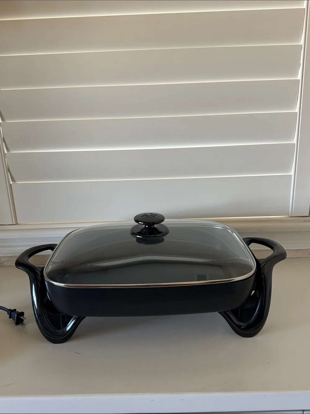 Presto Electric Skillet with Glass Lid - Black